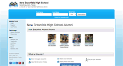 Desktop Screenshot of newbraunfelshighschool.org